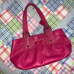 Coach Soho Satchel Bag Hot Pink